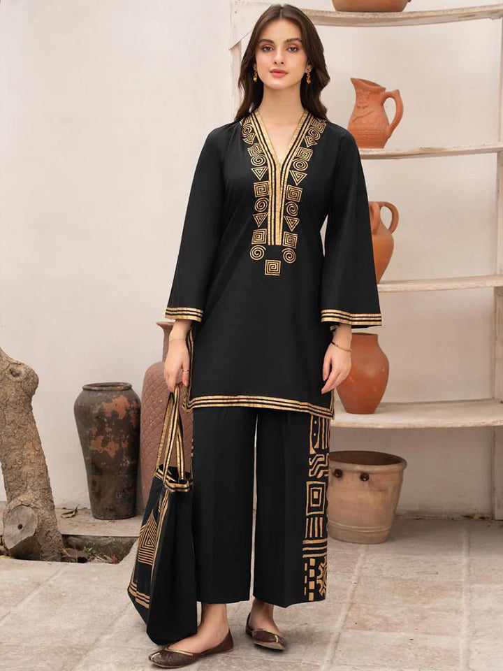 Lulusar Dhanak Embroidered 2 Piece | LR121