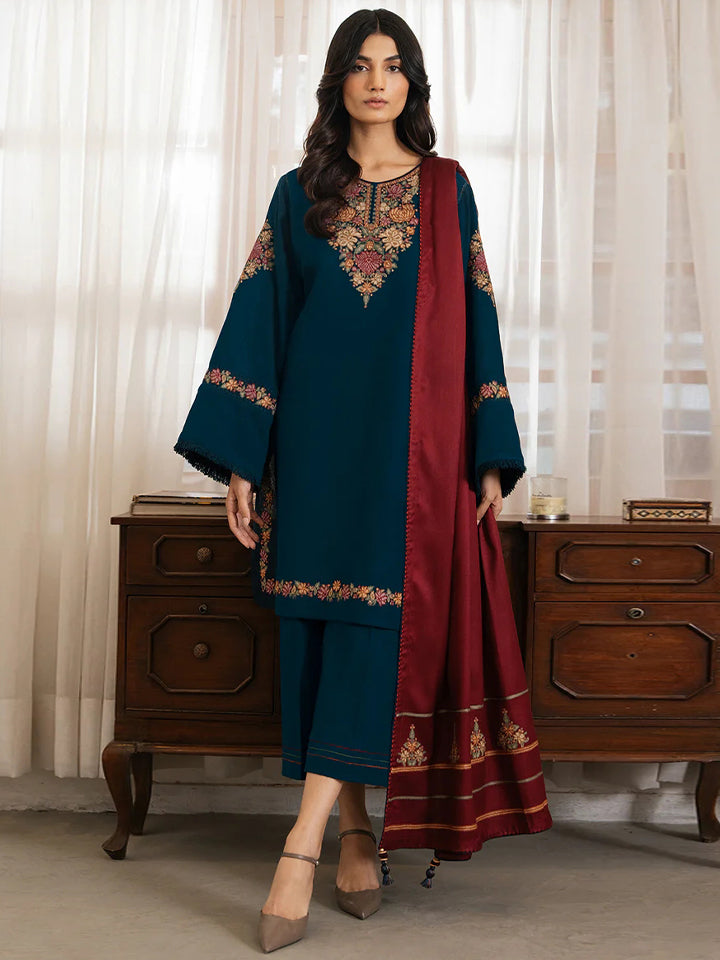 Jazmin Dhanak Embroidered 3 Piece | JZ101