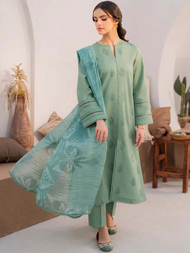 Jazmin Dhanak Embroidered 3 Piece | JZ104