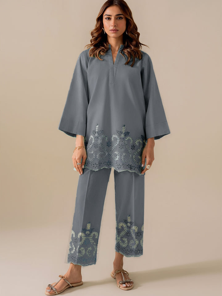 Jazmin Dhanak Embroidered 2 Piece | JZ107