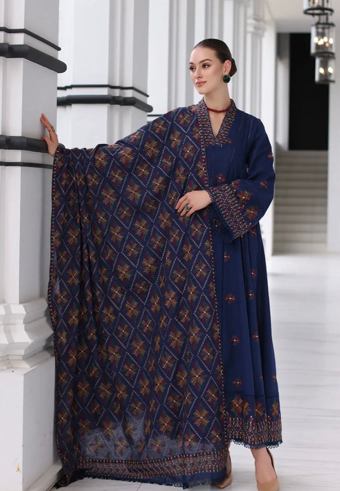 Bareeze Dhanak Embroidered 3 Piece | BZ102