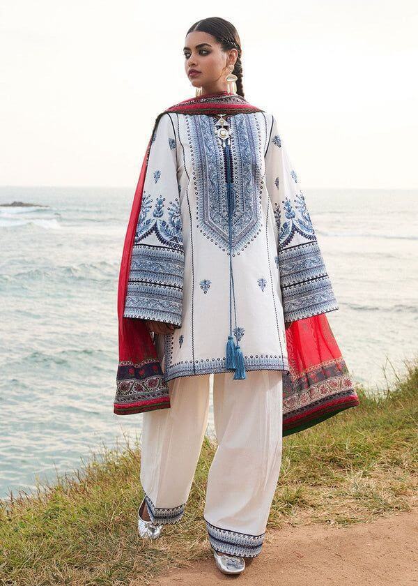 Laam Dhanak Embroidered 3 Piece | LM101