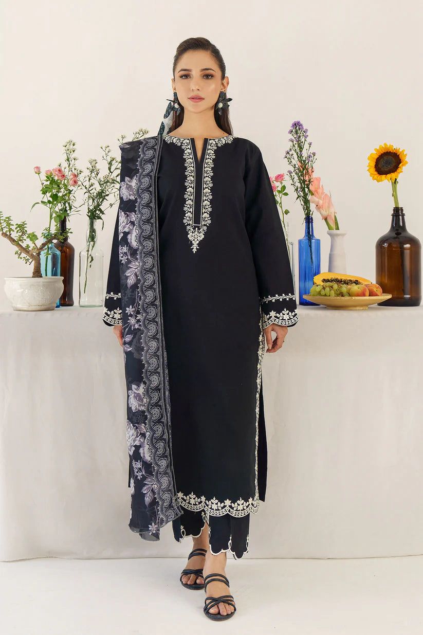 Aisling Dhanak Embroidered 3 Piece | AL134