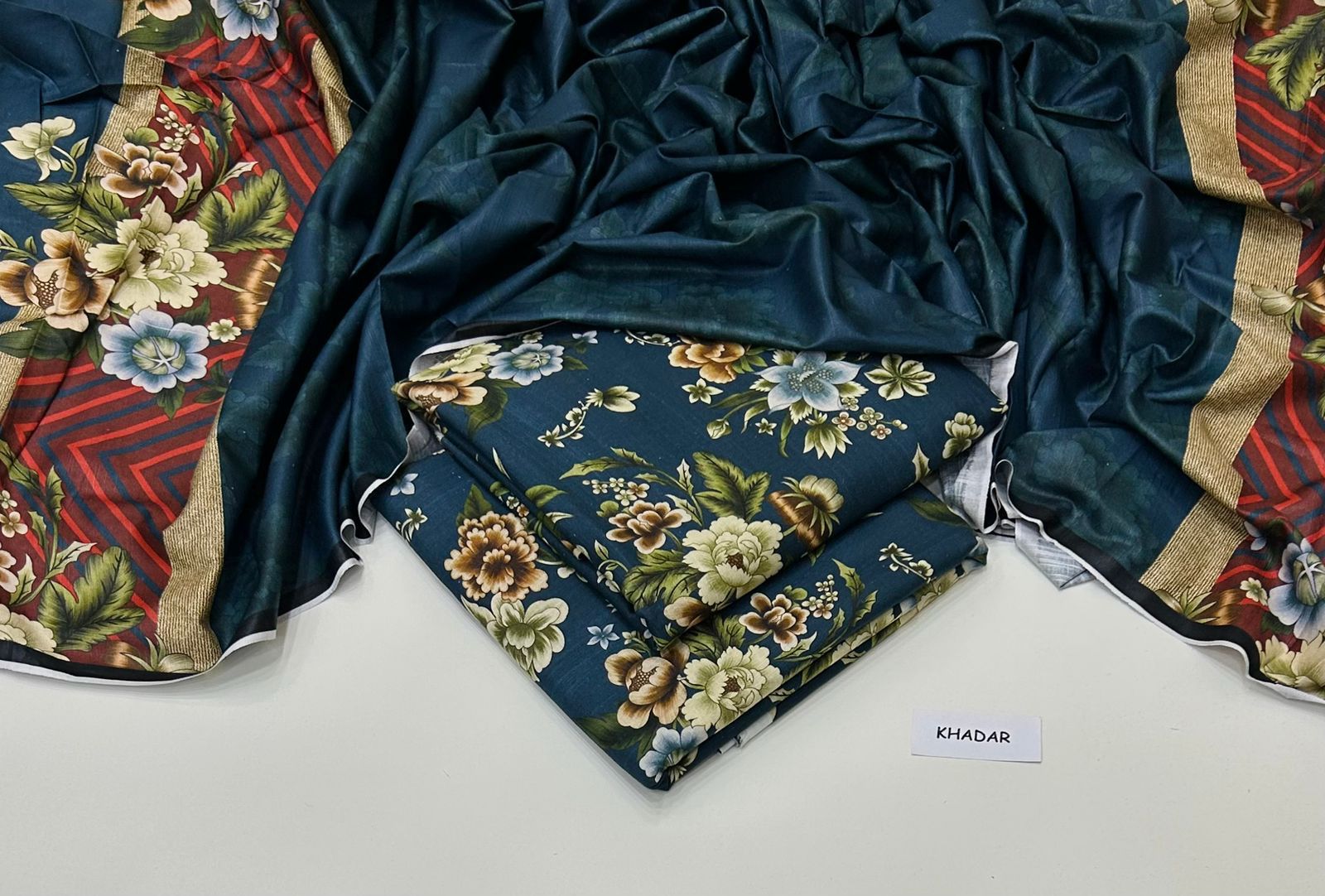 Maria.B Khaddar Digital Printed 3 Piece | MB163