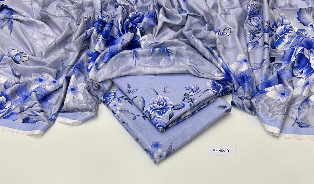 Maria.B Khaddar Digital Printed 3 Piece | MB161