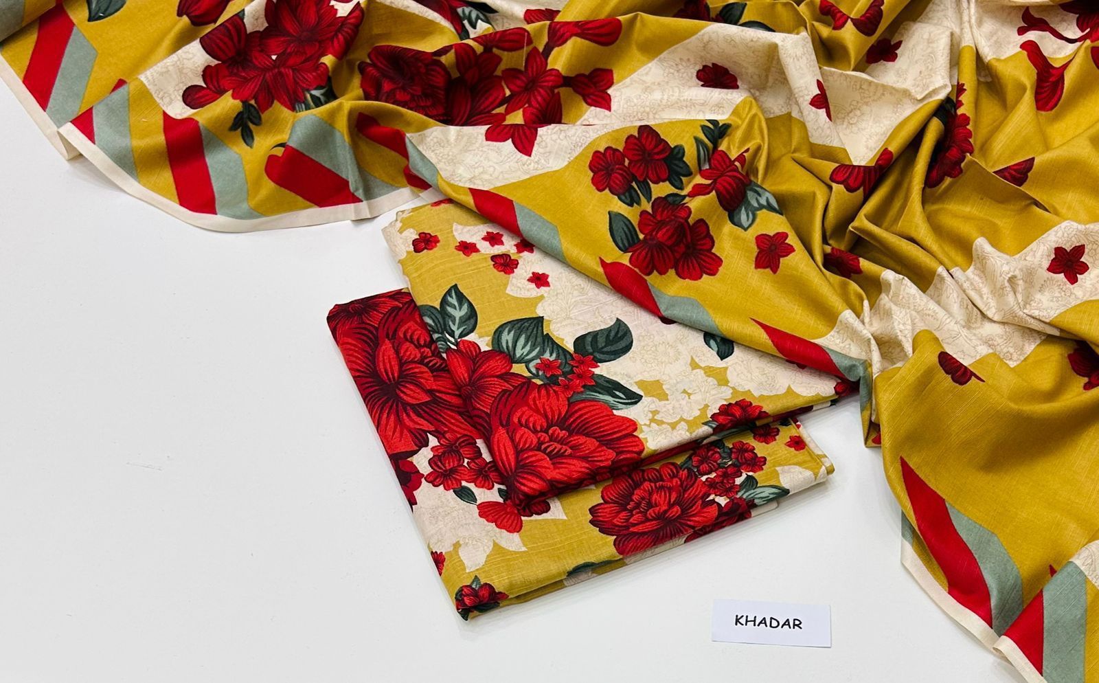 Maria.B Khaddar Digital Printed 3 Piece | MB158