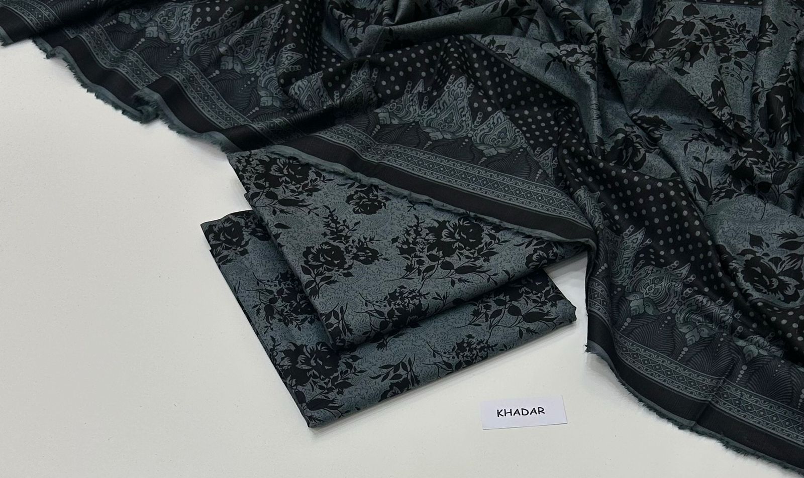 Maria.B Khaddar Digital Printed 3 Piece | MB155