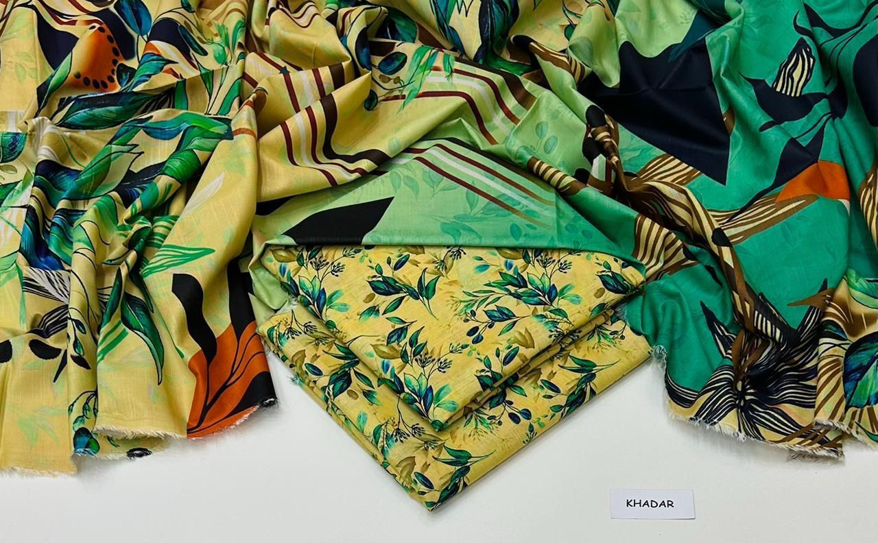 Maria.B Khaddar Digital Printed 3 Piece | MB142