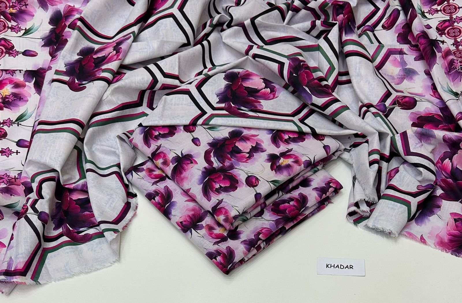 Maria.B Khaddar Digital Printed 3 Piece | MB140