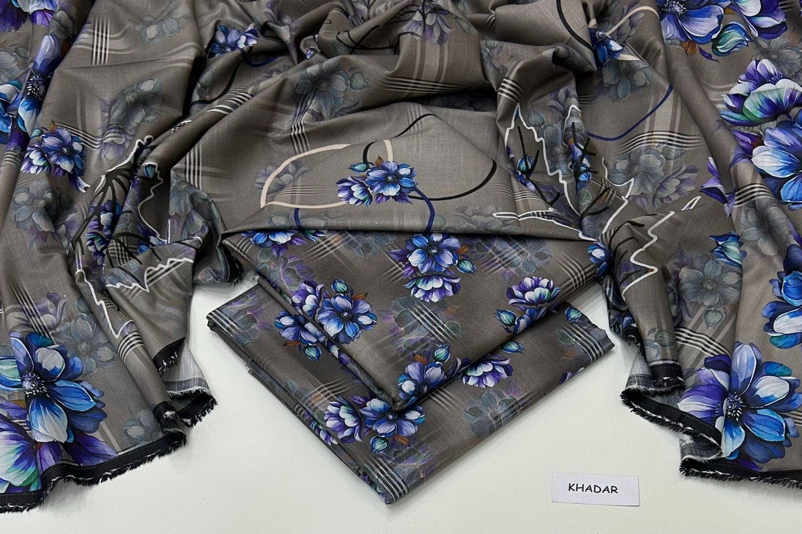 Maria.B Khaddar Digital Printed 3 Piece | MB136