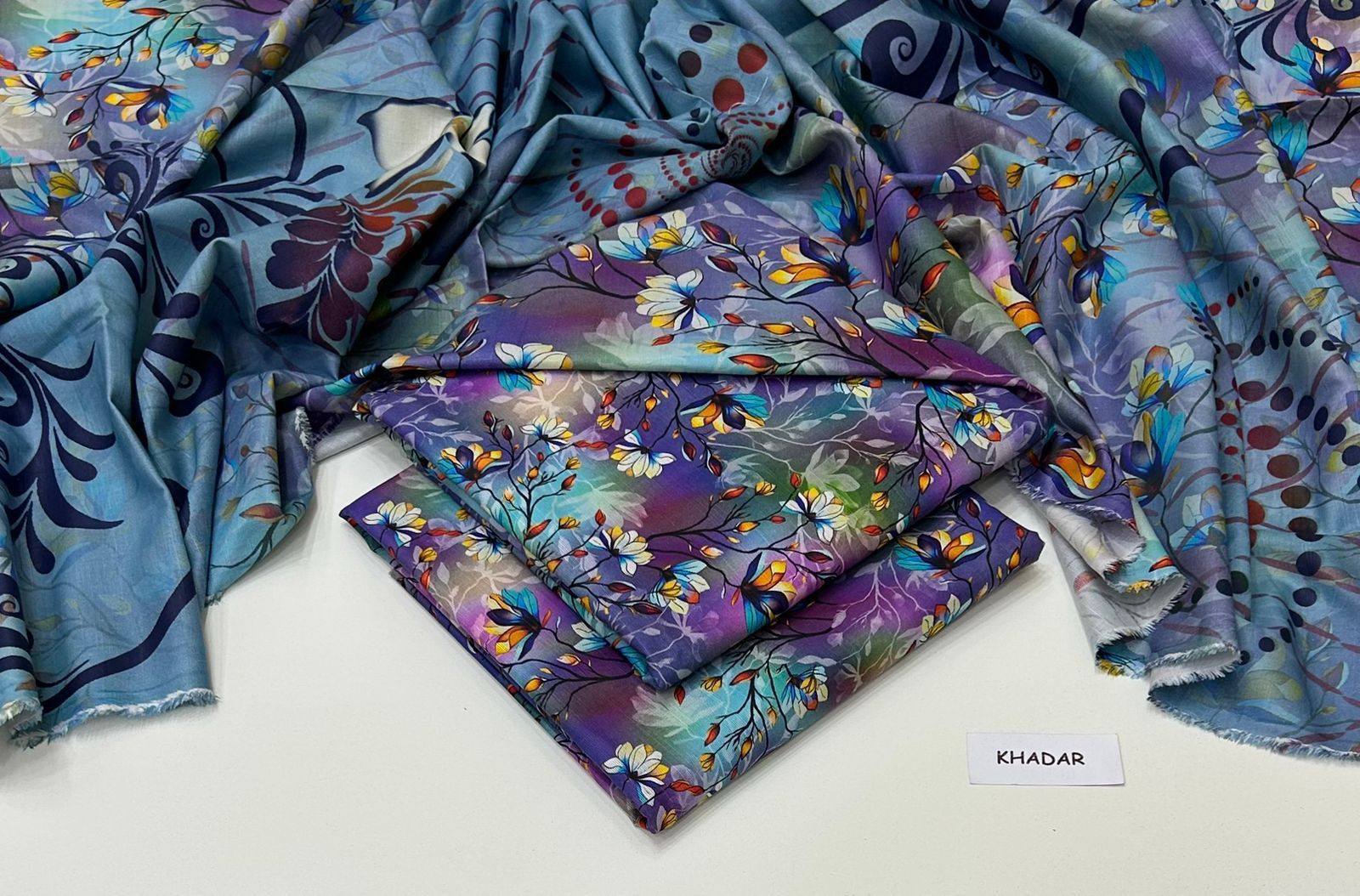 Maria.B Khaddar Digital Printed 3 Piece | MB135