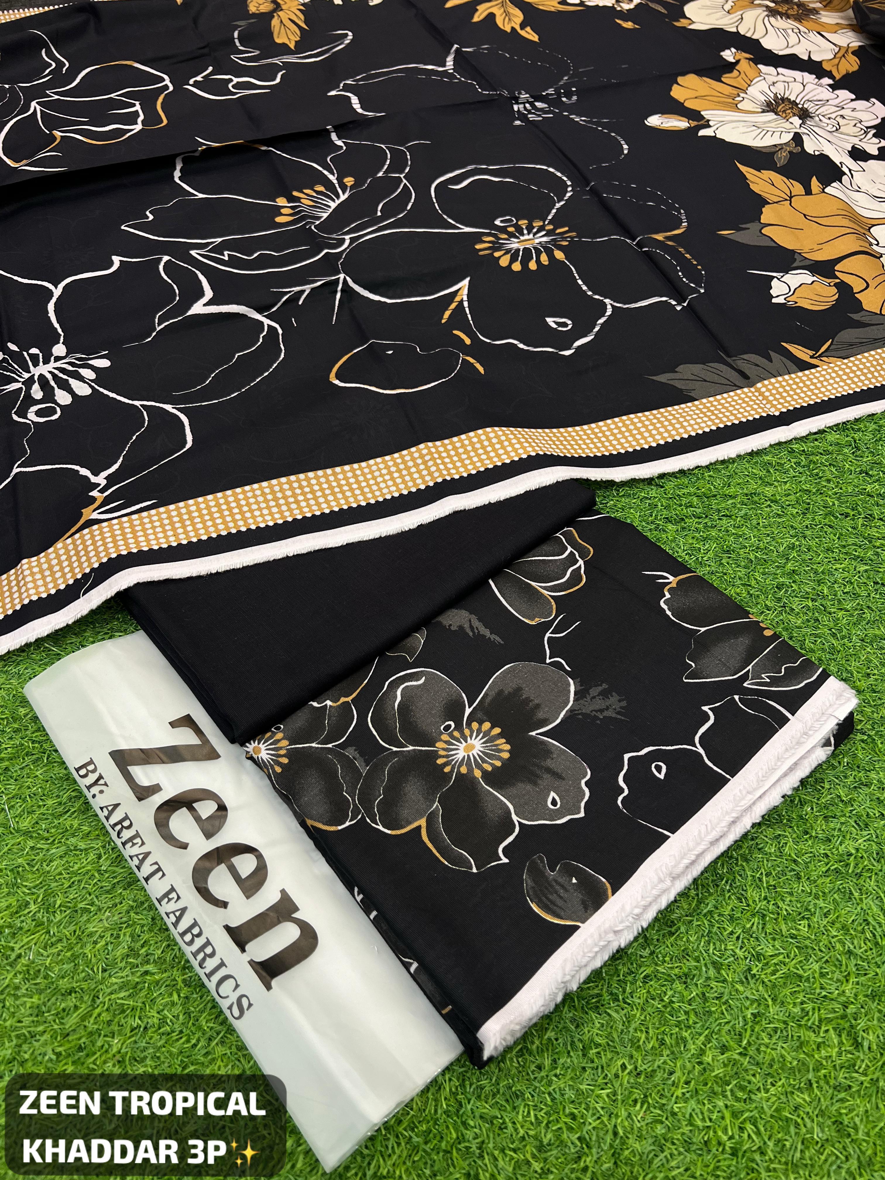 Zeen Khaddar Digital Printed 3 Piece | ZK100