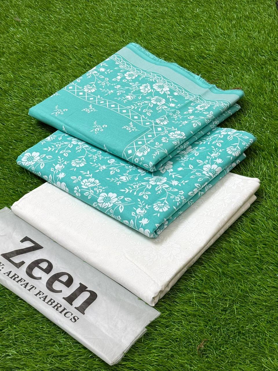 Zeen Khaddar Digital Printed 3 Piece | ZK102