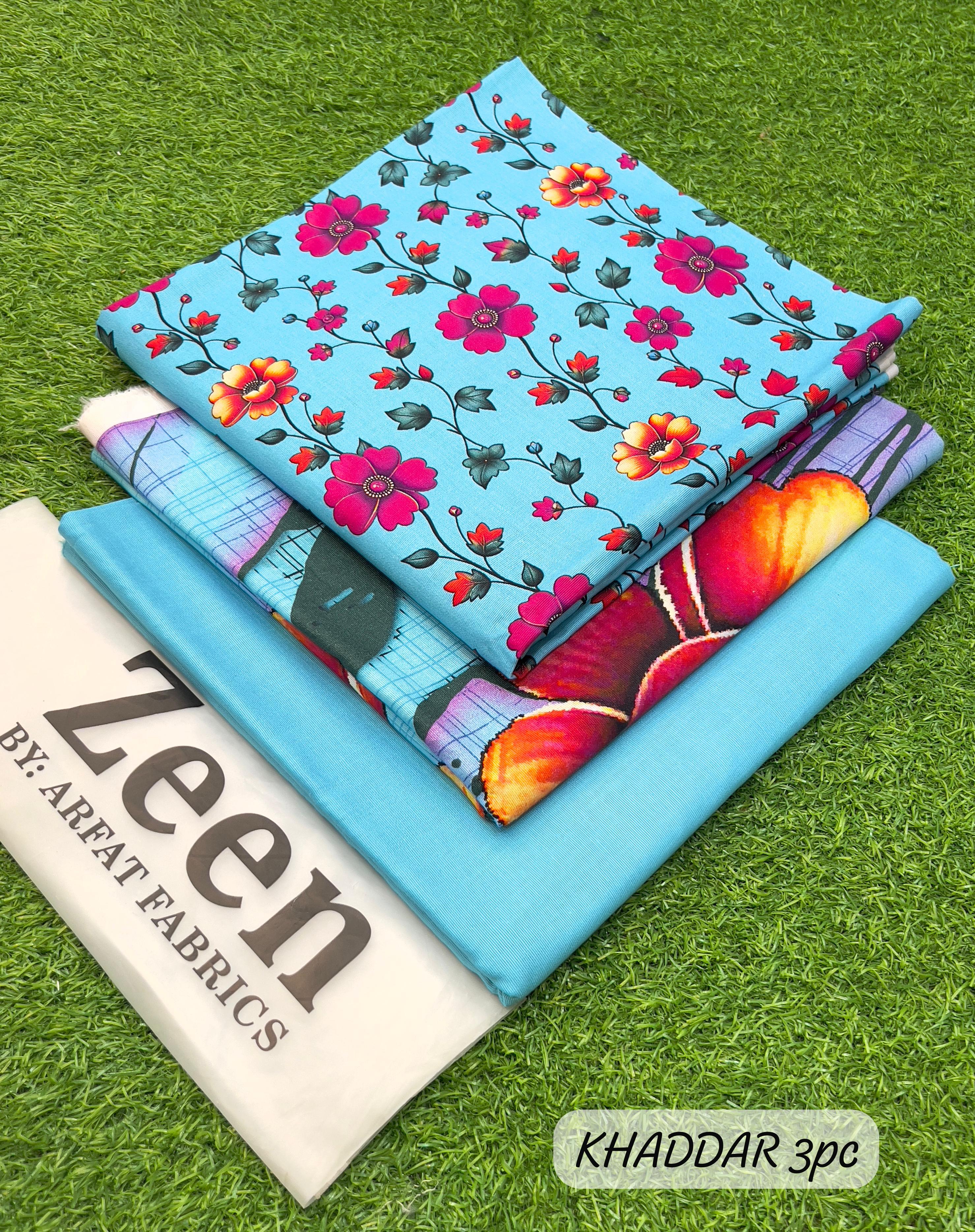 Zeen Khaddar Digital Printed 3 Piece | ZK103