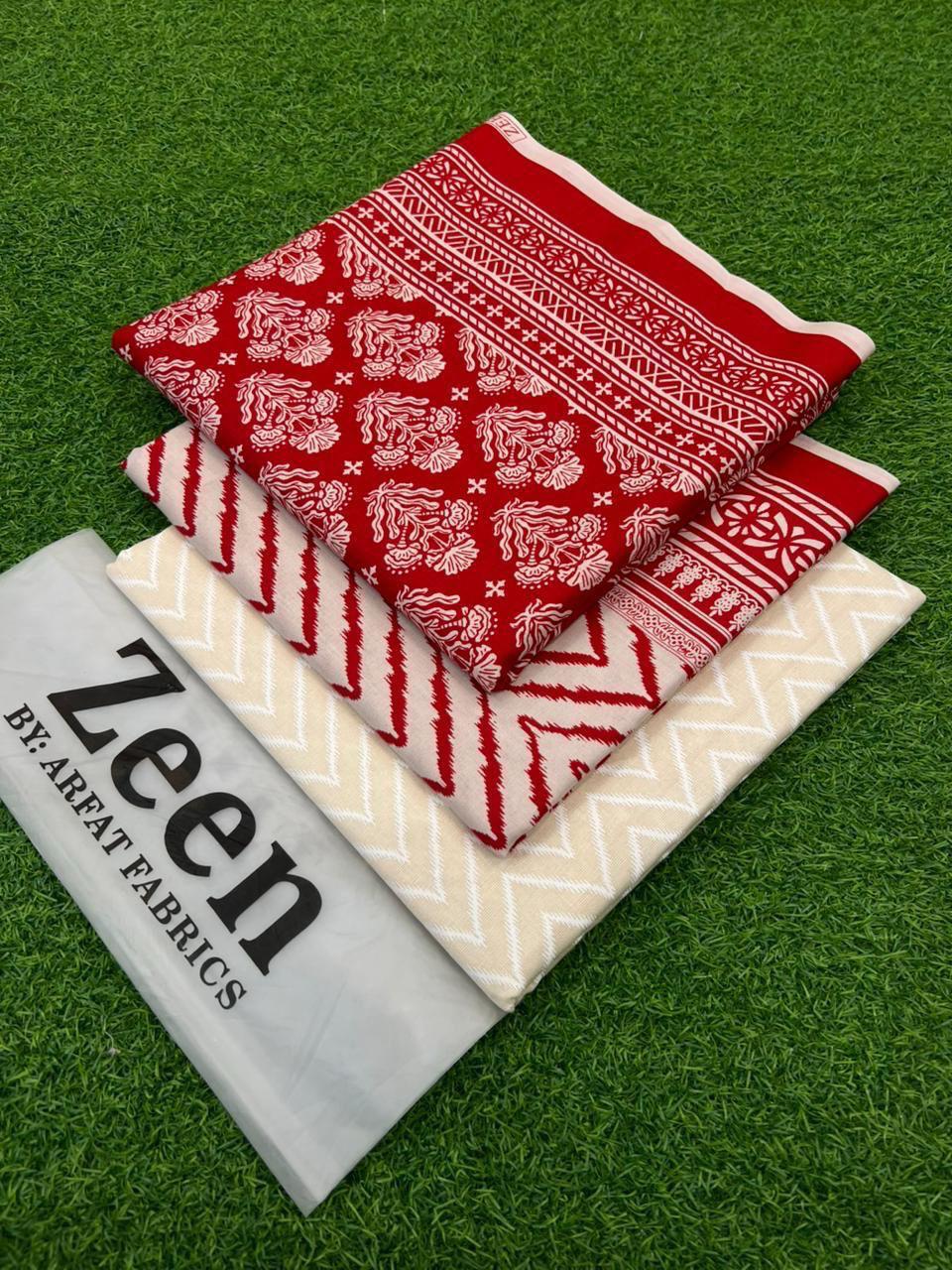 Zeen Khaddar Digital Printed 3 Piece | ZK105