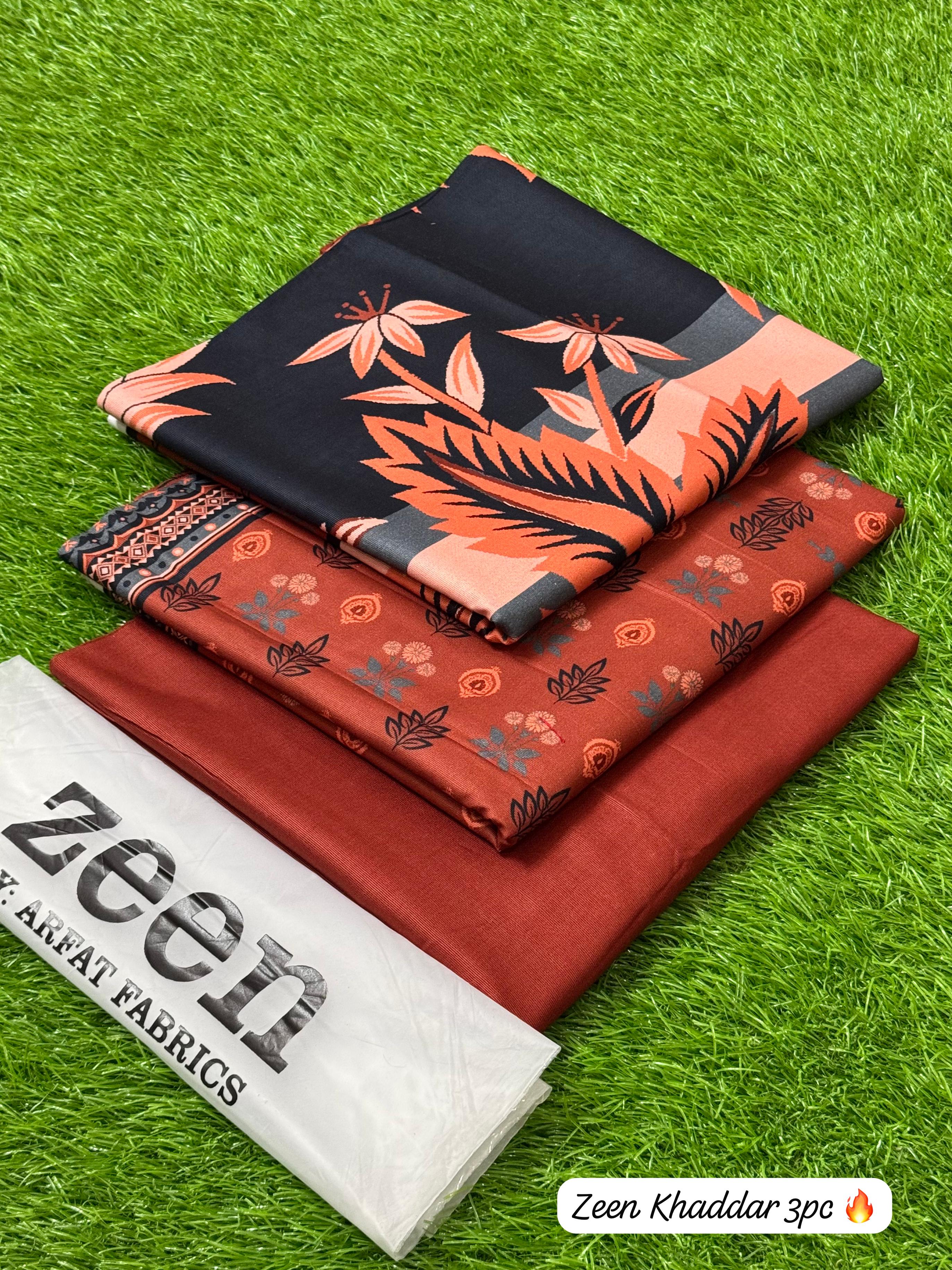 Zeen Khaddar Digital Printed 3 Piece | ZK113