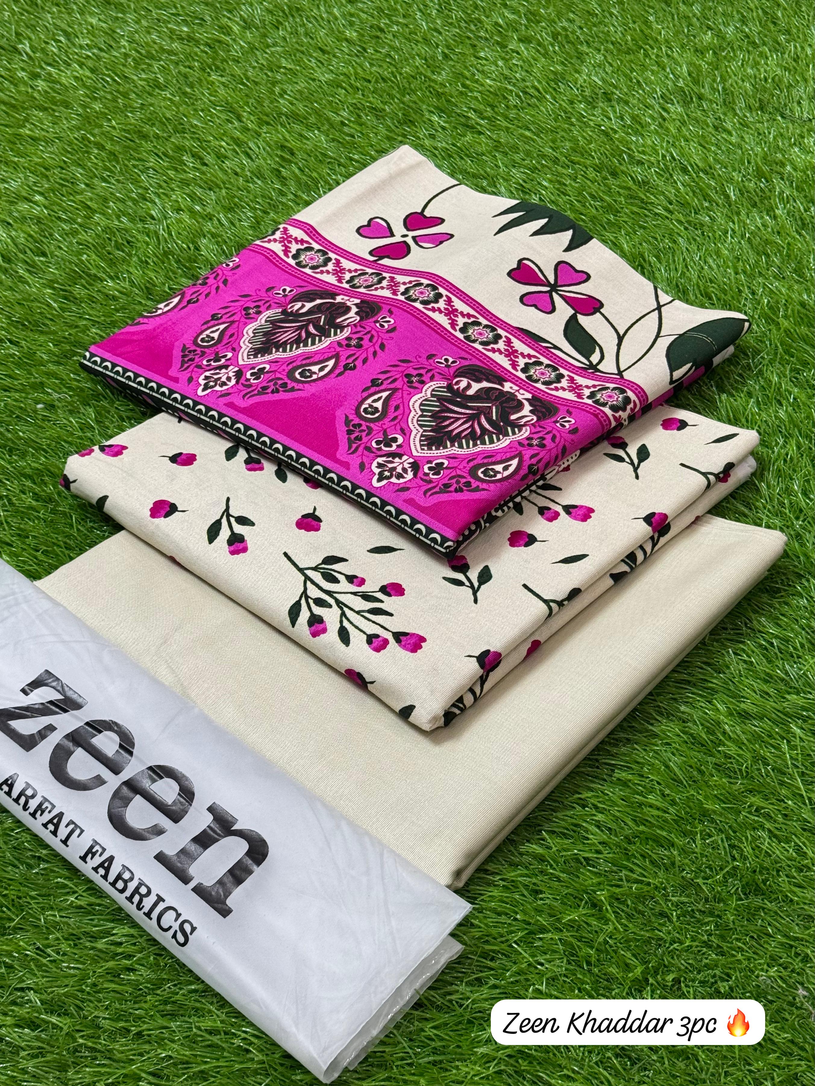 Zeen Khaddar Digital Printed 3 Piece | ZK114