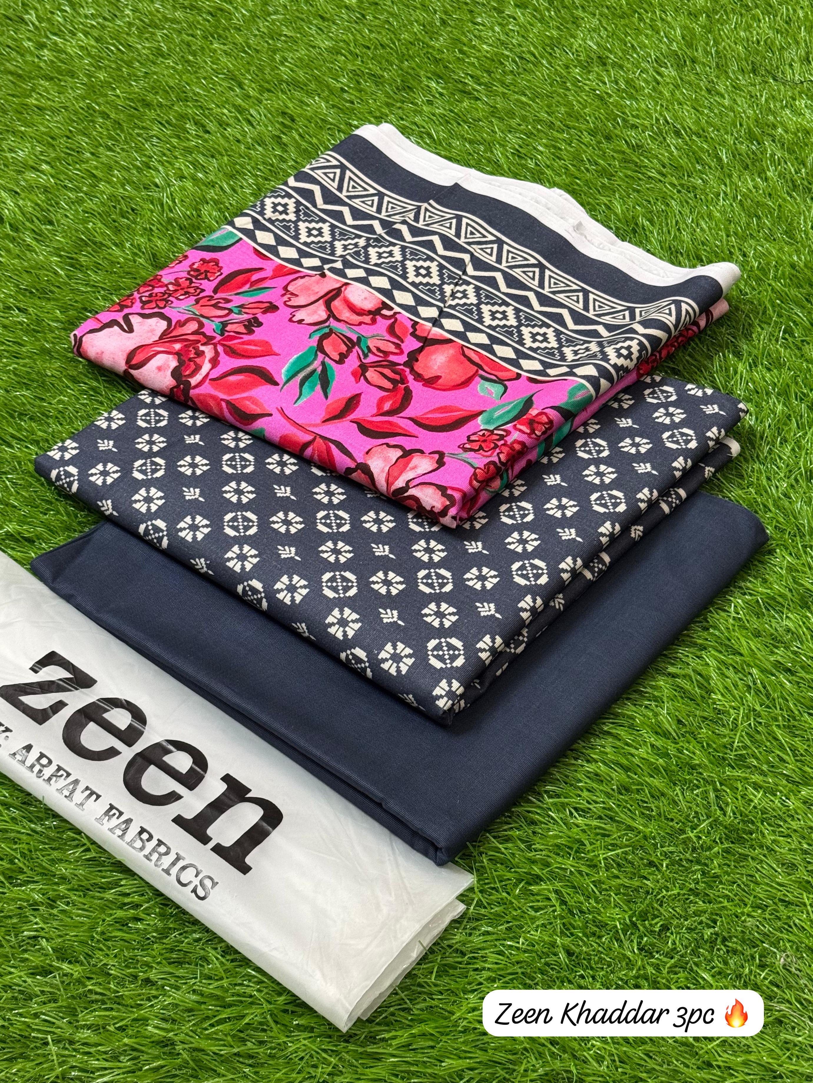 Zeen Khaddar Digital Printed 3 Piece | ZK115