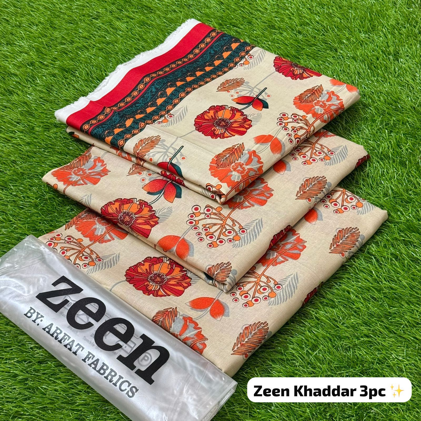 Zeen Khaddar Digital Printed 3 Piece | ZK118
