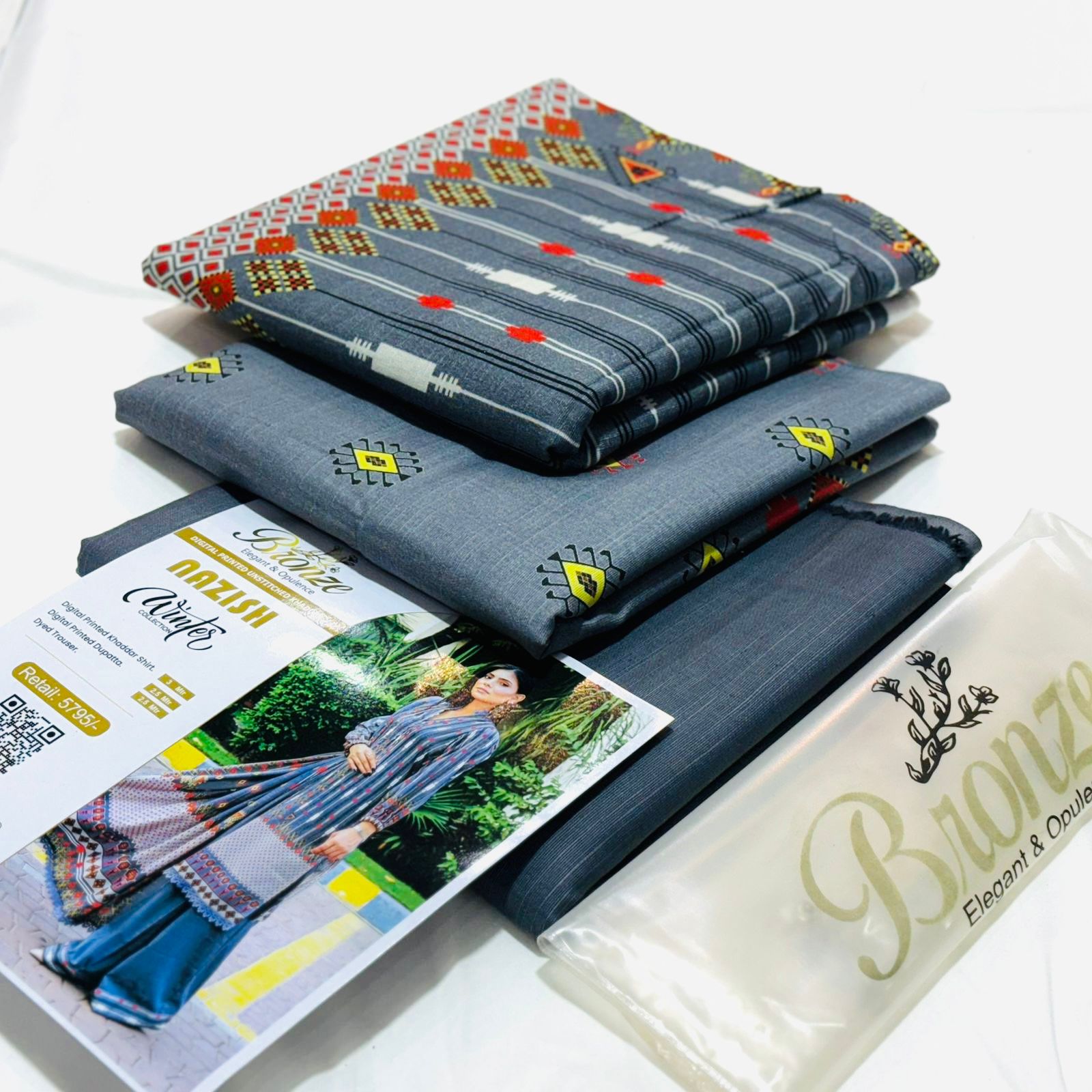 Zeen Khaddar Digital Printed 3 Piece | ZK119