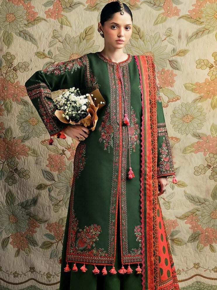 Premium Dhanak Embroidered 3 Piece | PN115