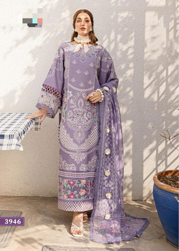 Premium Dhanak Embroidered 3 Piece | PN110