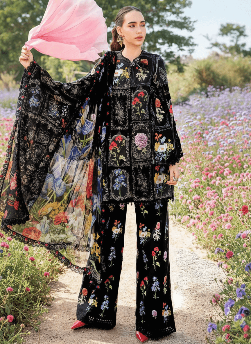 Lulusar Silk Digital Printed 3 Piece | LR125