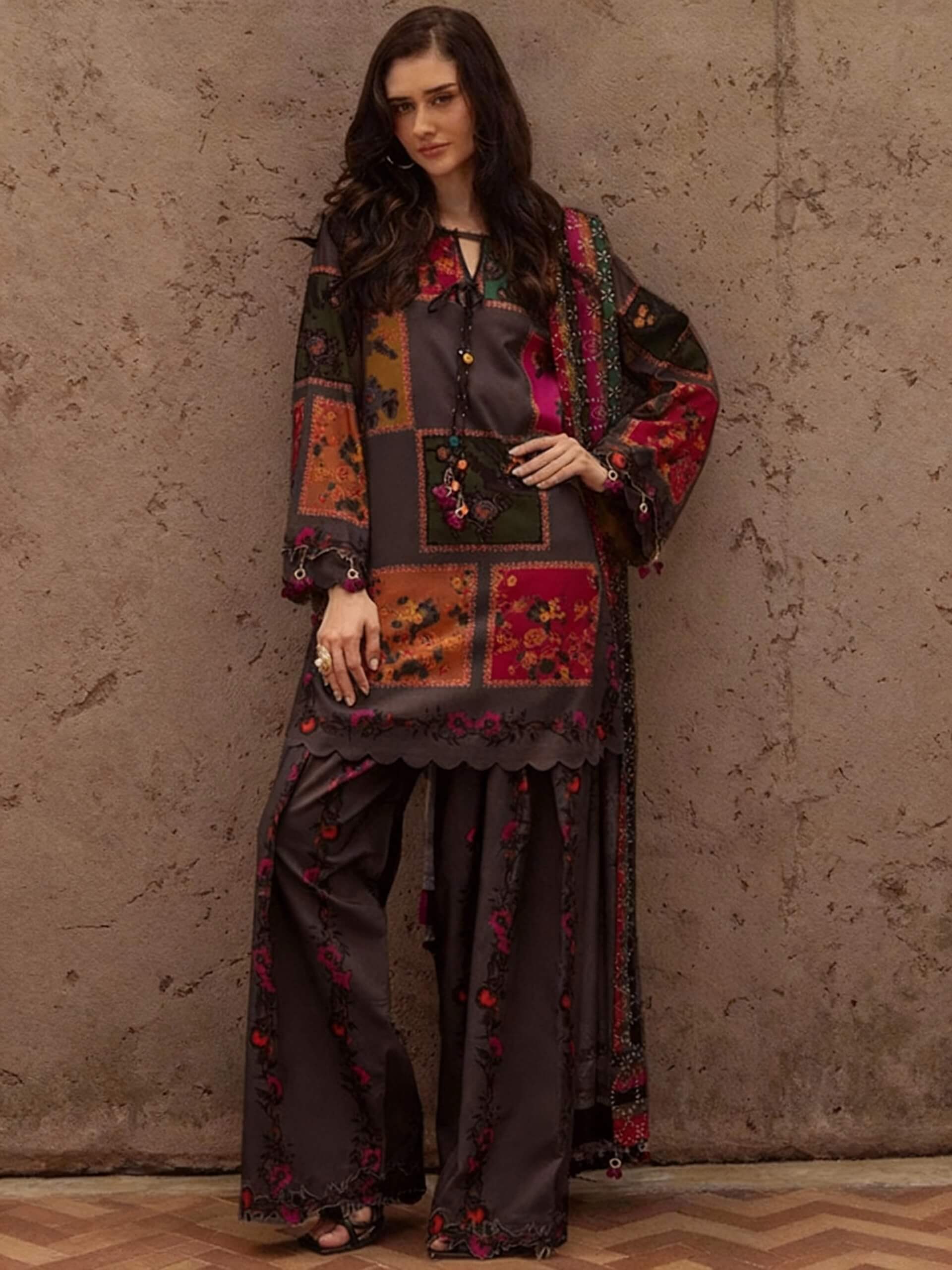 Lulusar Silk Digital Printed 3 Piece | LR126