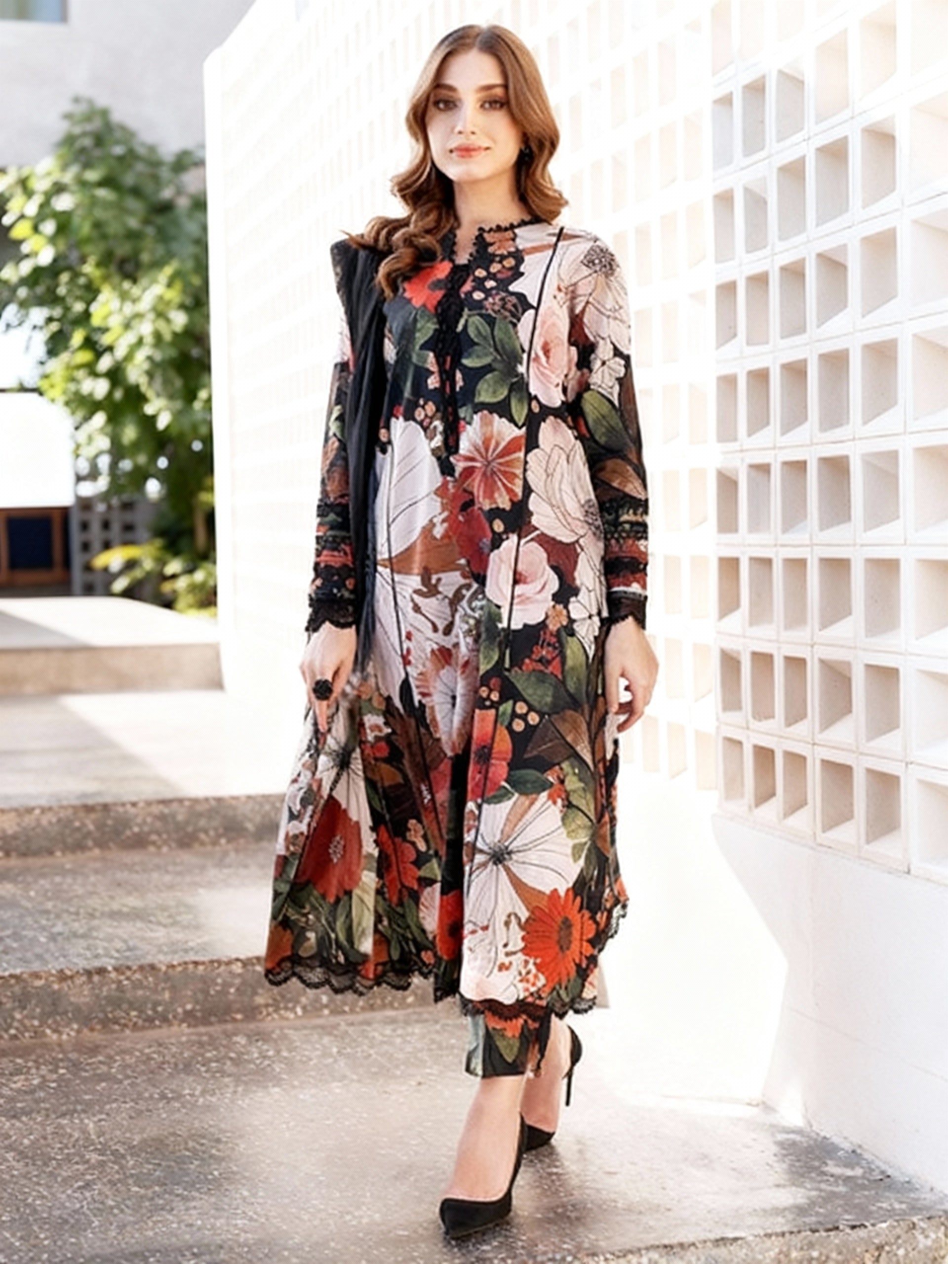 Iznik Khaddar Embroidered 3 Piece | IZ132