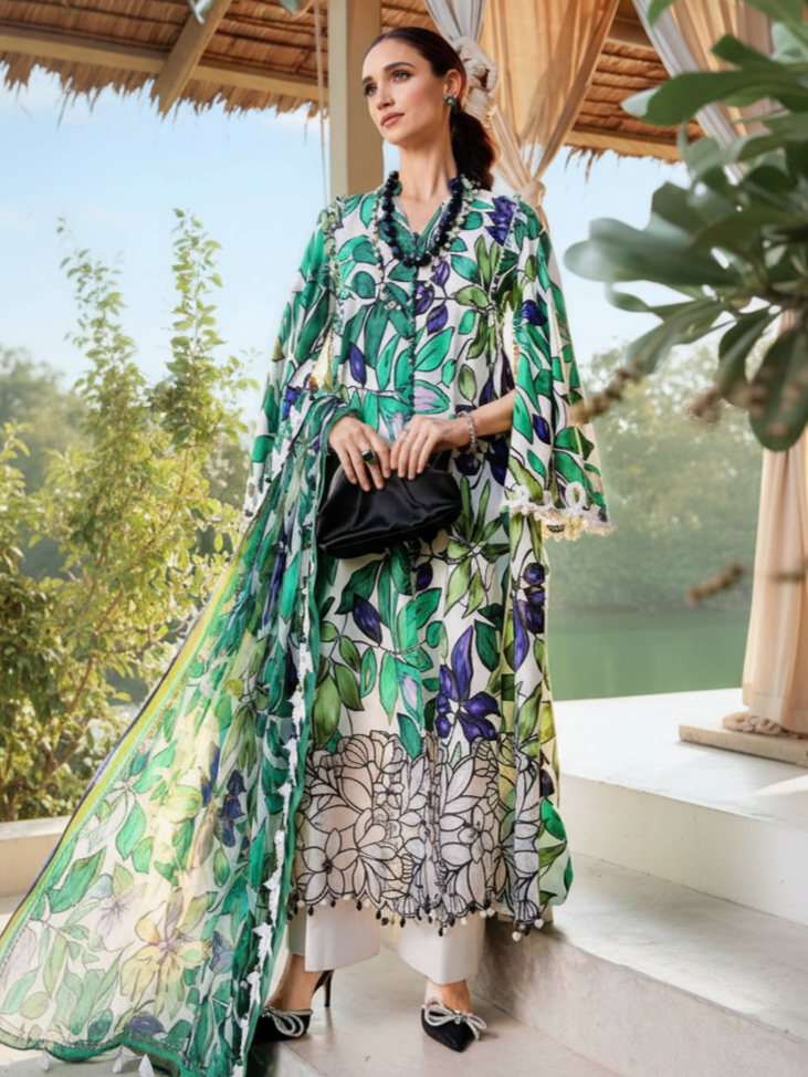 Iznik Khaddar Embroidered 3 Piece | IZ137