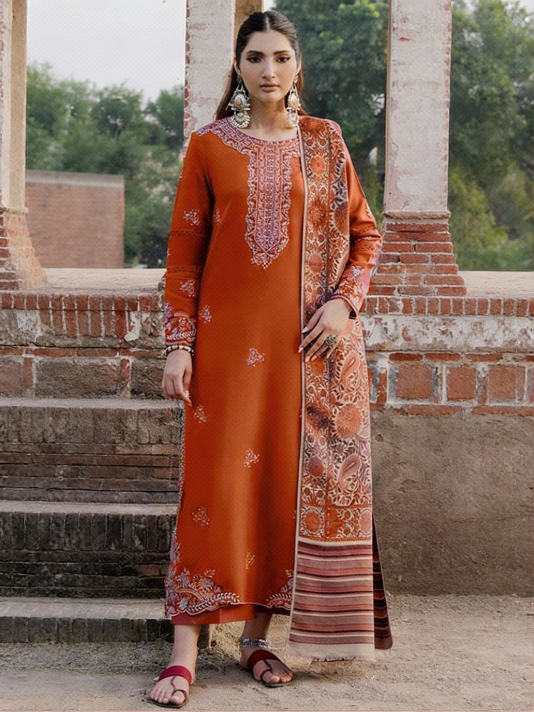 Izel Lawn Embroidered 3 Piece | IL110