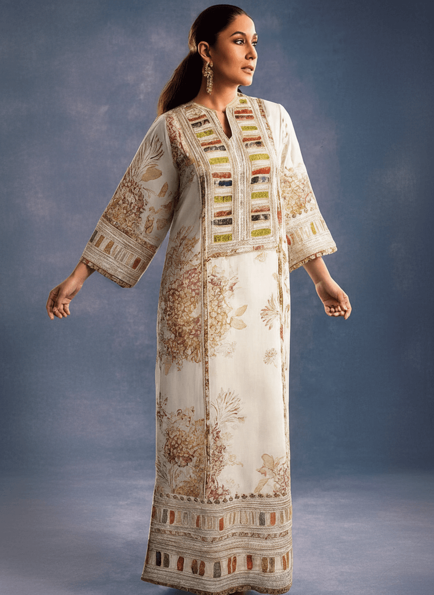 Aneela Shamooz Silk Embroidered 3 Piece | AN109