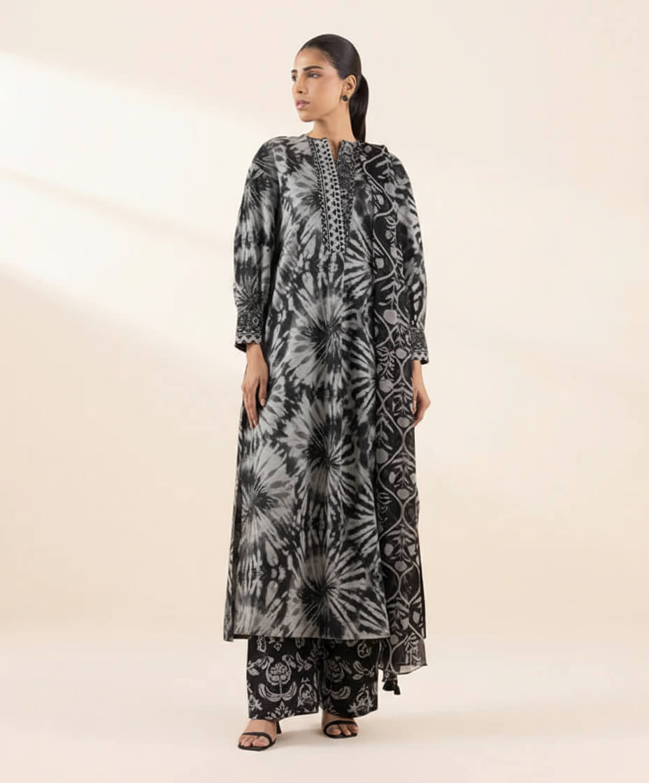 Khaadi Khaddar Digital Printed 3 Piece | KD102